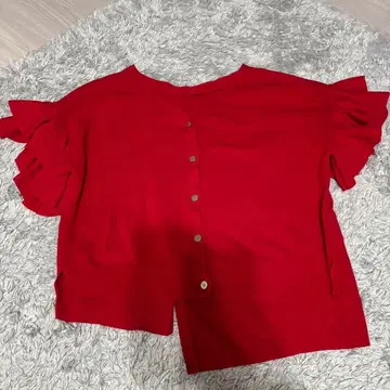 그레이스 콘티넨탈 프릴 일레헴 니트 가디건