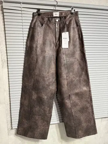 W.W.G 인조 가죽 팬츠