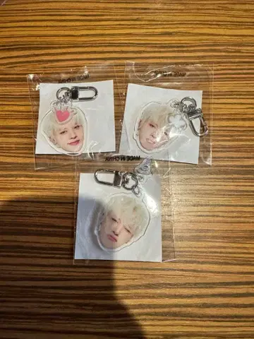 treasure 안면 아크릴 키링 희로애락