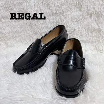 미사용 REGAL 리갈 로퍼 코인 로퍼 블랙 가죽