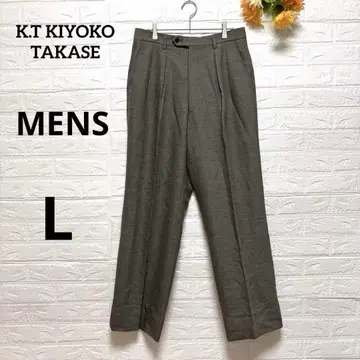 [키요코타카세] K.T KIYOKOTAKASE 슬랙스 팬츠 오피스 L