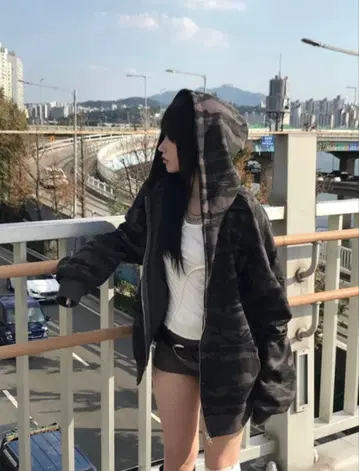 카모플라쥬 풀 집업 후드티 kyoiii