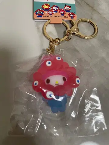 산리오 미야쿠미야쿠 콜라보 클리어 키링 마이멜로디
