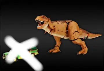 한정판 트랜스포머 쥬라기 공원 콜라보 티라노콘 렉스