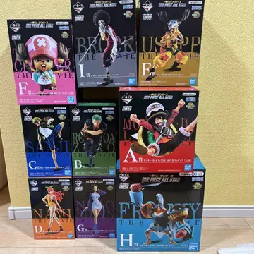 원피스 제일복권 스탬피드 피규어 9세트