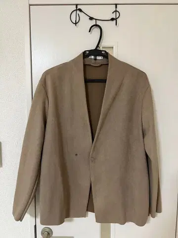 ZARA 노카라 자켓 스웨이드풍