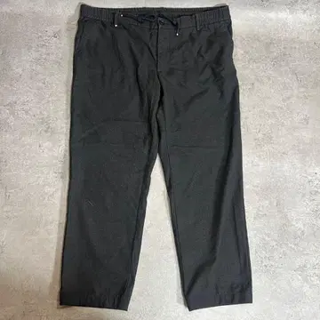 HUGO BOSS 휴고보스 와이드 이지 팬츠 블랙 드로 코드