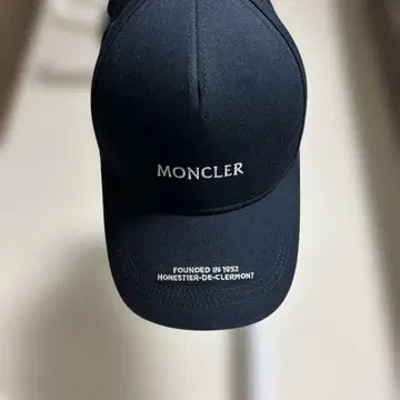 컨디션 최상 MONCLER 네이비 캡