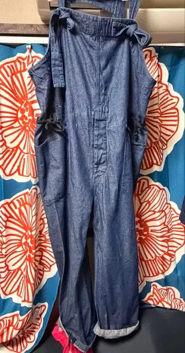 엔지니어드 가먼츠 8oz 데님 오버롤 L