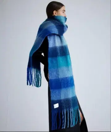 NOISEMAKER 블록 체크 머플러