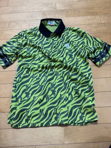 WAAC 제브라 패턴 피케 셔츠 사이즈 2