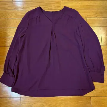 23구 빅 사이즈 44 13호 보르도 블라우스