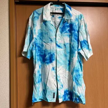 타이다이 패턴 셔츠 캘빈클라인 진