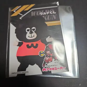 울프도그스 나고야 아오키 슈퍼 트레이딩 카드 우르군