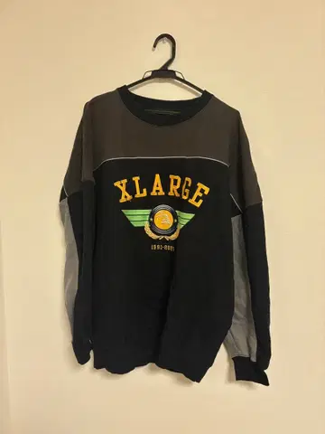 XLARGE 맨투맨 M 블랙 그레이