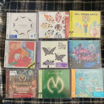 Mrs. GREEN APPLE 초회 한정판 CD 9장