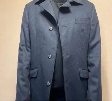 꼼사 미사용 코트 울 숏 꼼사맨