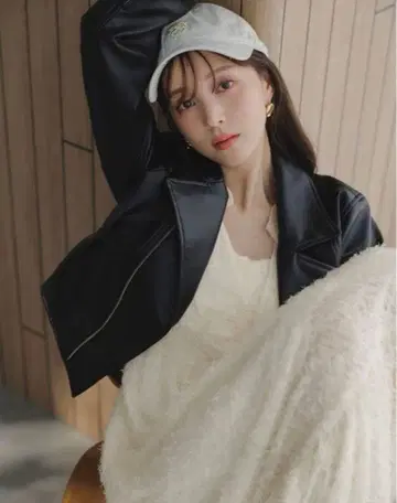 [ SNIDEL ] 드로스트 라이더 자켓