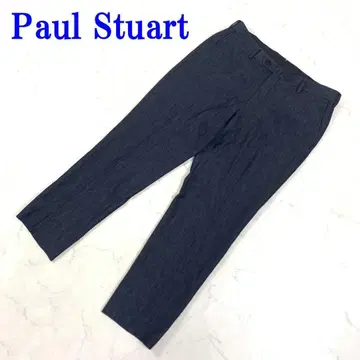 폴 스튜어트 슬랙스 팬츠 네이비 울 나일론 52 C3652