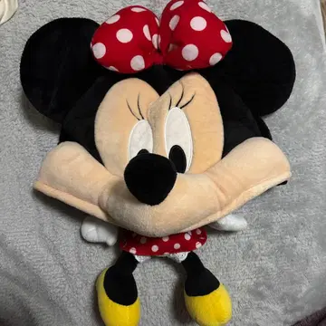 미니 마우스 후드 부착 봉제 인형 캡