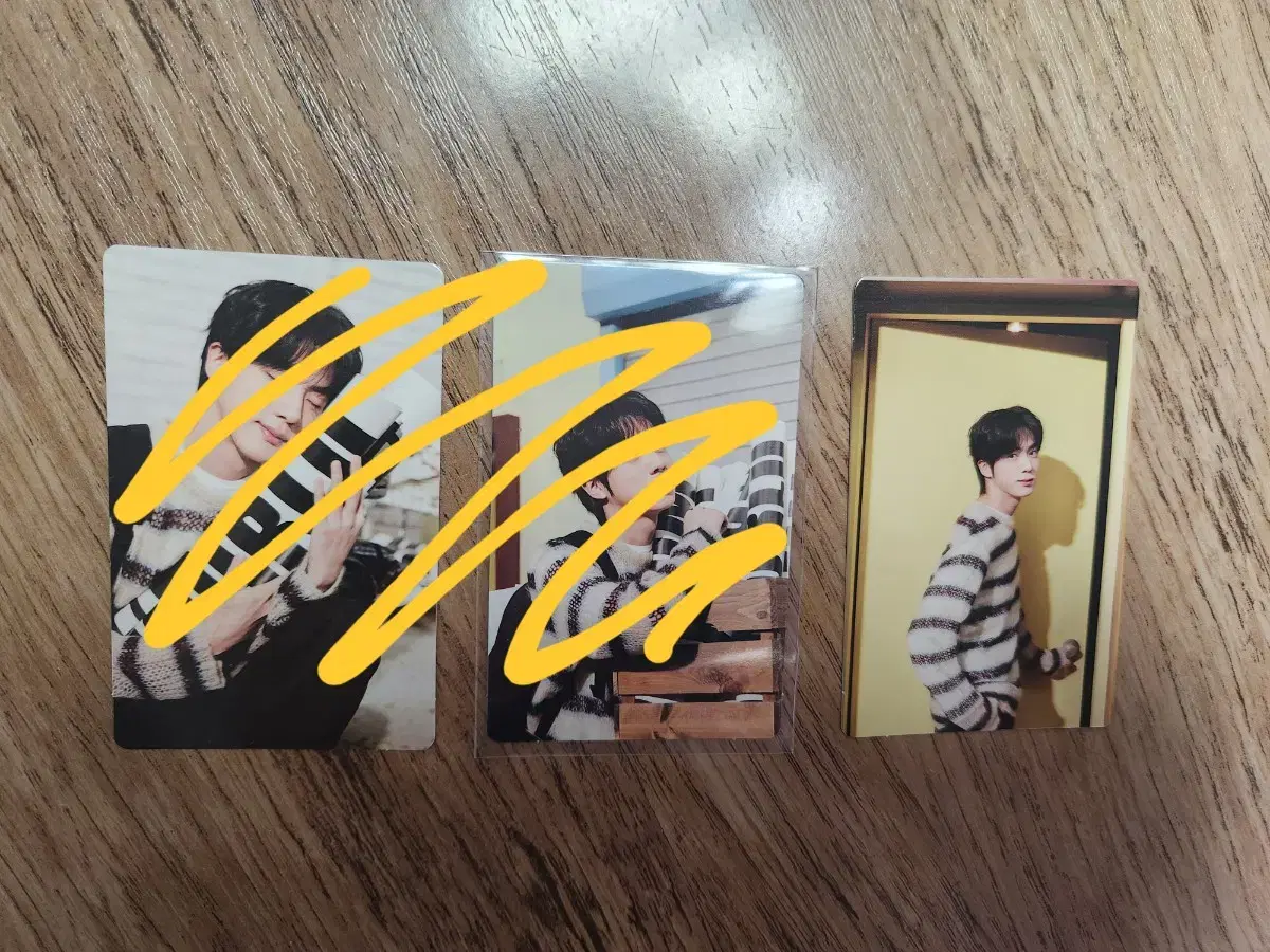 BTS Run Jin Photocard 2, 4, 6