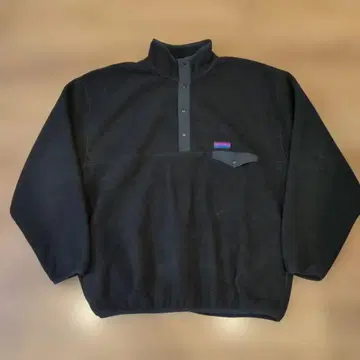 단종 90s 복각 GAP 플리스 블랙 XL 스냅T