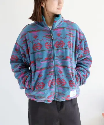 [ 미사용 새상품 ] DISCUS 스핀들 플리스 풀 집업 블루종