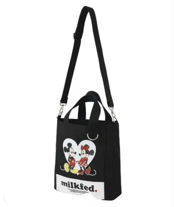 MILKFED. / MICKEY AND MINNIE / 2WAY BAG