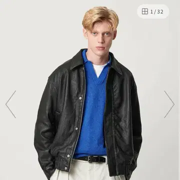 뷰티앤유스 가죽 자켓 유나이티드 애로우즈