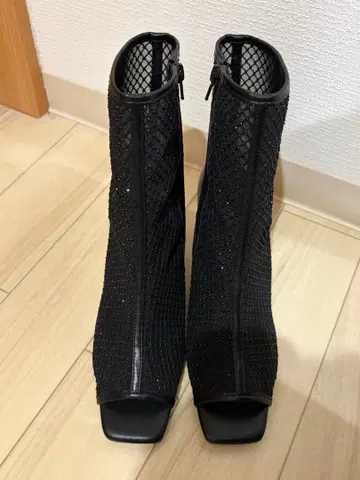 RANDA 시어 오픈토 부츠 25.5cm LL 사이즈