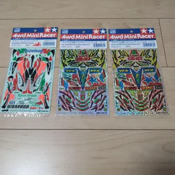 미니 사륜구동 스티커 세트 4wd Mini Racer