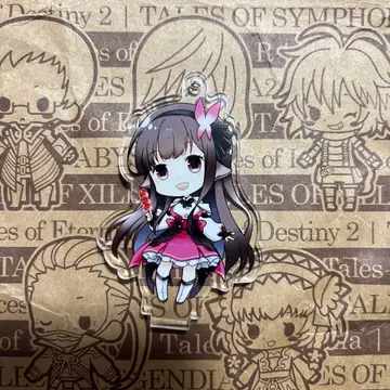 로스트 플래그 콜라보 카페 아크릴 스탠드 키링 미나기