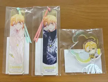 스가와 긴노스케 꽃이 웃는 그와 아크릴 책갈피 마루쿠지 쇼키치