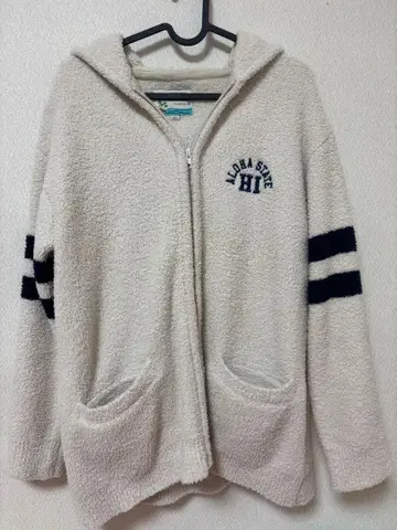 플라라니 지퍼 후드티