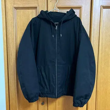 후디드 집업 블루종 UNIQLO U XL 블랙