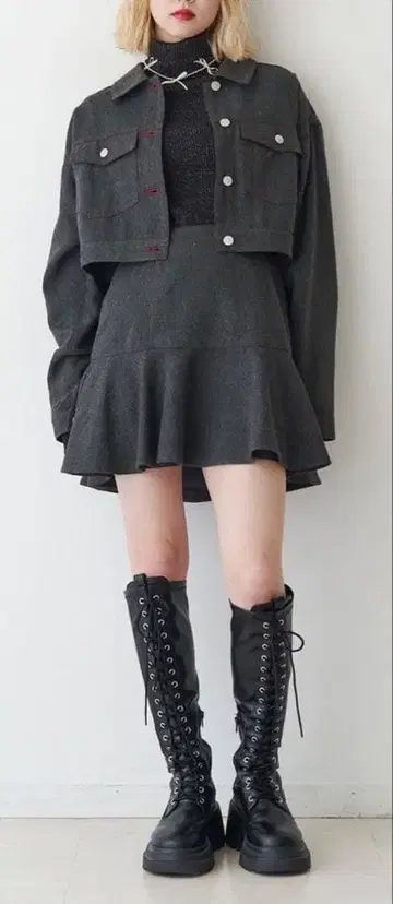 jouetie 데님 셋업