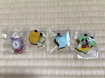 [ 미사용 새상품 ] 디즈니 핀 배지 4개 세트