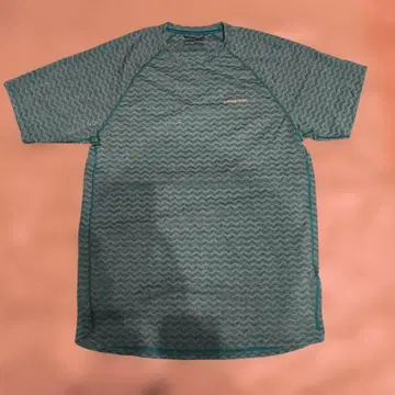 [ 미사용 ] patagonia 터콰이즈 T셔츠 S사이즈