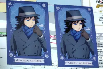 귀멸의 칼날 ufotable AGF 폴라로이드풍 카드 기유 노멀