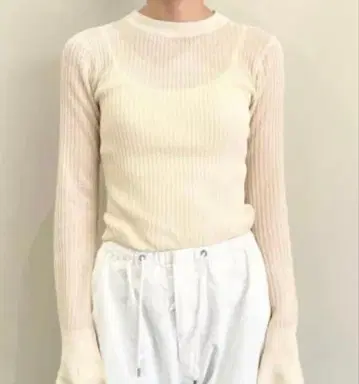 loozel select 플레어 커프 니트