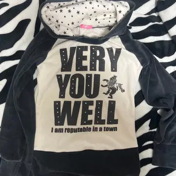 y2k 헤이세이 후드티 VERY YOU WELL