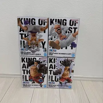 원피스 KING OF ARTIST 루피 피규어 4체 세트