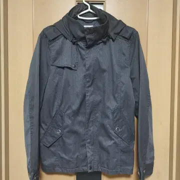 Louis Charlton 후드 부착 코튼 자켓 M 사이즈