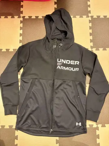 UNDER ARMOUR 풀 집업 후드티 XL 블랙