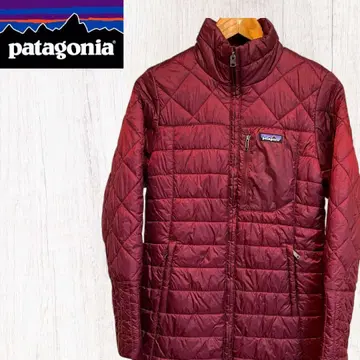 patagonia 버건디 퀼팅 자켓
