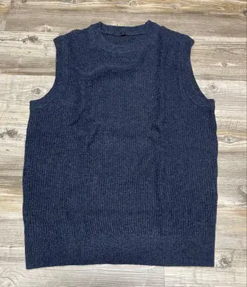 무인양품 네이비 울 베스트 L 사이즈