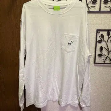 HUF 20주년 기념 화이트 L 사이즈 긴팔 셔츠