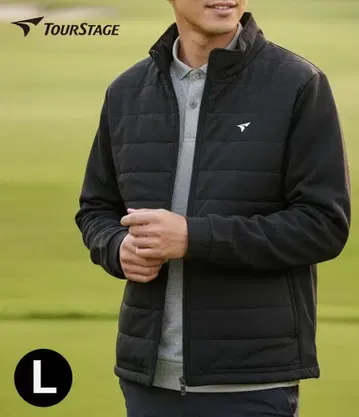 새상품 투어 스테이지 브릿지스톤 블랙 퀼팅 절개 자켓/L