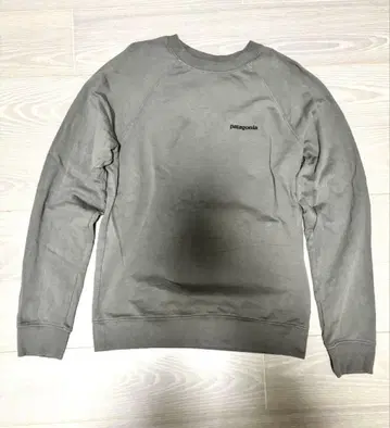 patagonia 로고 오가닉 크루 스웨트 셔츠