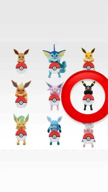 제일복권 포켓몬 F상 길거리 산책 챠라링 프렌즈 블래키